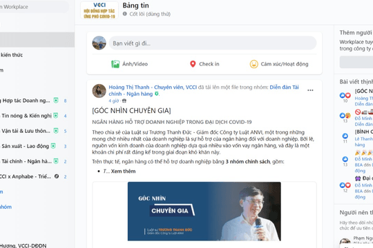 Ra mắt nền tảng tiếp nhận kiến nghị của doanh nghiệp về chống dịch