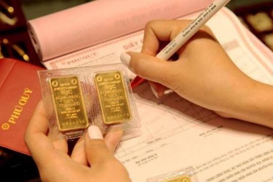 Ngày 29/9, giá vàng giảm mạnh, chạm mức thấp nhất trong 6 tuần