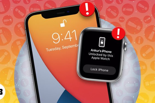 Tính năng mở khóa bằng Apple Watch trên iPhone 13 gặp lỗi
