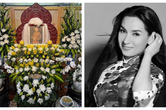 Xúc động hình ảnh bàn thờ đặc biệt của Phi Nhung với dàn hoa tiễn biệt yêu thương do một fan miền Tây tự tay làm