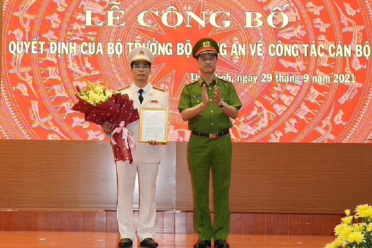 Phó cục trưởng C03 được điều động làm Giám đốc Công an tỉnh Thái Bình