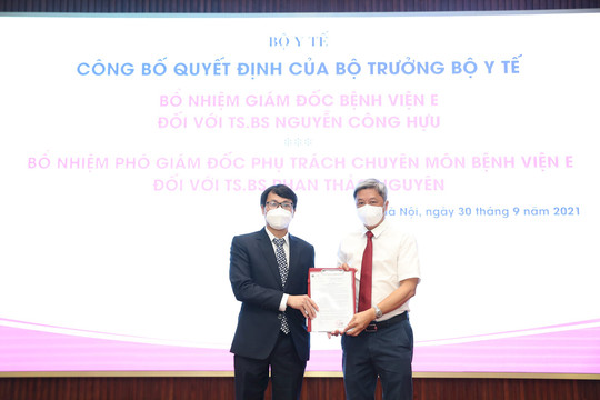 Bệnh viện E có tân Giám đốc và Phó Giám đốc mới