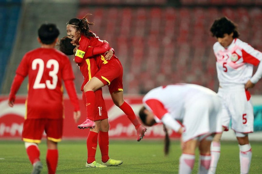 Tuyển nữ Việt Nam giành vé vào chung kết Asian Cup nữ 2022