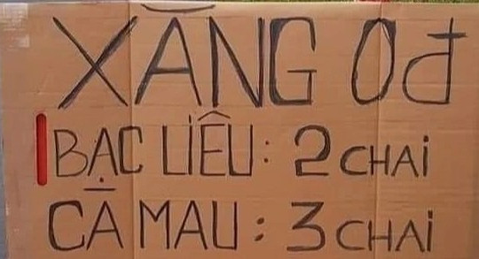 "Xăng 0 đồng - Bạc Liêu 2 chai, Cà Mau 3 chai" và nghĩa tình mùa dịch