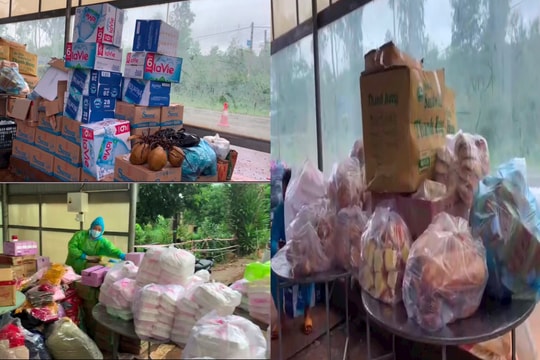 Thành phố Kon Tum hỗ trợ hơn 15.000 suất ăn, xăng, sữa…cho người dân trở về quê an toàn