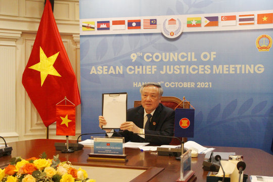Hội nghị Hội đồng Chánh án các nước ASEAN lần thứ 9 ra Tuyên bố Jakarta