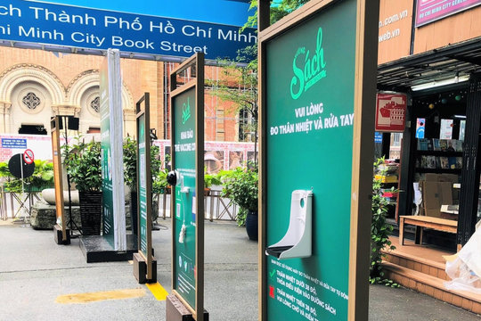 Đường Sách TP HCM chuẩn bị kỹ lưỡng cho ngày mở cửa trở lại