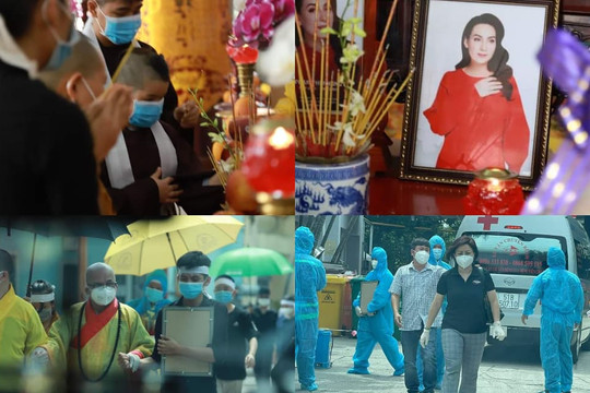 Toàn cảnh lễ hoả táng kín đáo lặng lẽ và nhuốm màu tang thương của Phi Nhung trước khi đưa về Mỹ