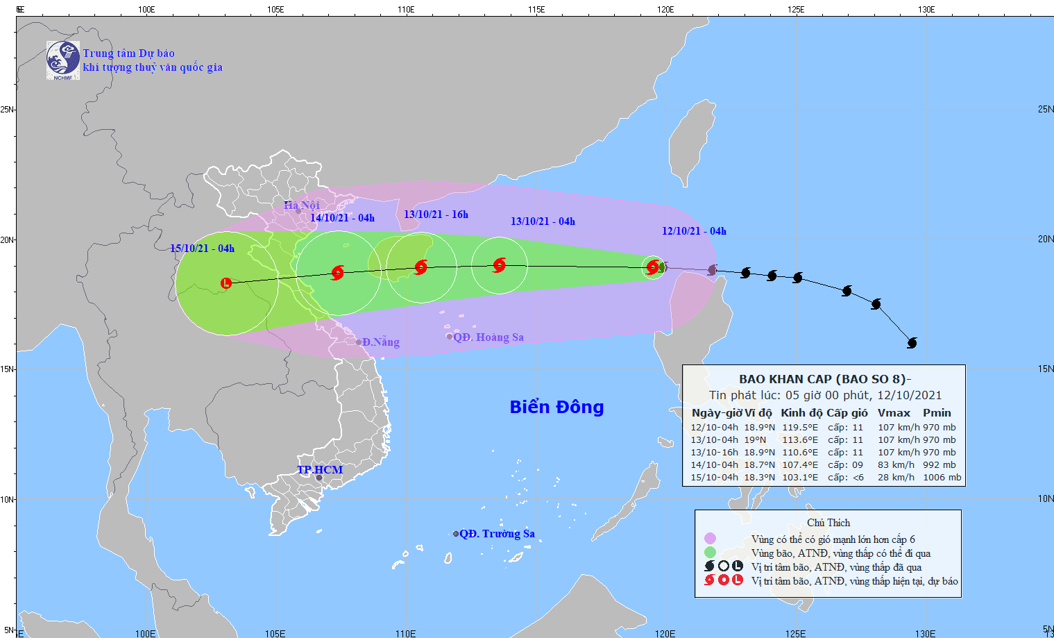 Bão số 8 (Bão Kompasu) gây mưa to đến rất to cho nhiều nơi