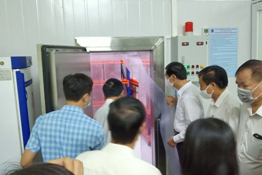 Thái Bình: Kho lạnh bảo quản 1 triệu liều vắc xin ngừa COVID-19 được đưa vào sử dụng