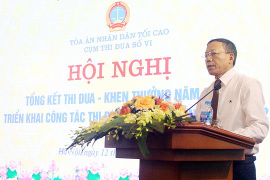 Cụm thi đua số VI - TAND ký kết giao ước thi đua năm 2022