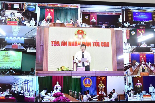 Cụm thi đua số III TAND tổ chức Hội nghị tổng kết thi đua, khen thưởng năm 2021
