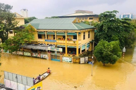 Dự báo 4 ngày tới miền Trung sẽ có mưa to đến rất to