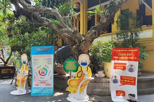Bộ Nội vụ đề nghị các cơ sở tôn giáo thực hiện nghiêm phân loại 4 cấp độ dịch