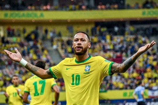 Neymar tỏa sáng, Brazil "vùi dập" Uruguay