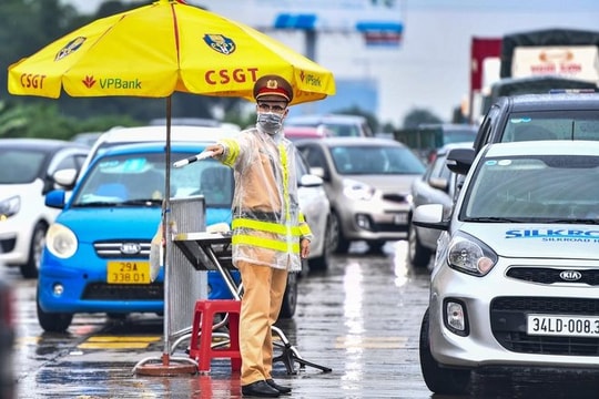 Chốt kiểm soát Covid–19 cao tốc Hà Nội - Hải Phòng được rút bỏ
