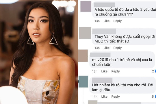 Thuý Vân bất ngờ xoá danh hiệu Á hậu 2 và mọi liên quan đến cuộc thi Miss Universe 2019