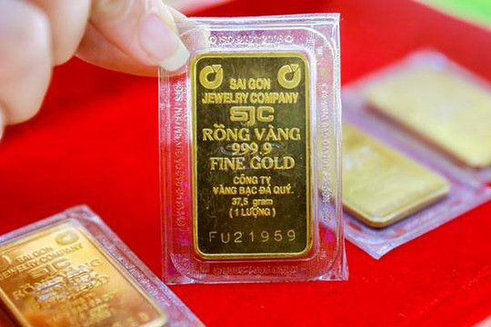 Giá vàng ngày 20/10: Tăng mạnh trên mốc 58 triệu đồng/lượng