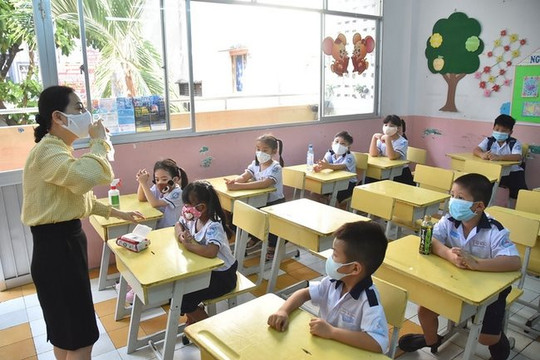 Bộ Giáo dục và Đào tạo yêu cầu củng cố chất lượng dạy và học khi học sinh trở lại trường học tập