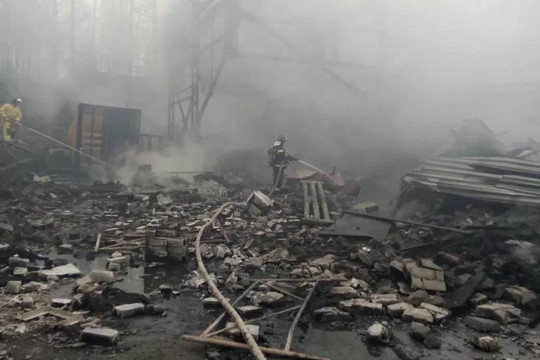 Cháy tại nhà máy thuốc nổ của Nga, 16 người thiệt mạng