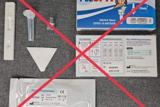 Cảnh báo tình trạng rao bán kit xét nghiệm COVID-19 bằng mẫu nước bọt