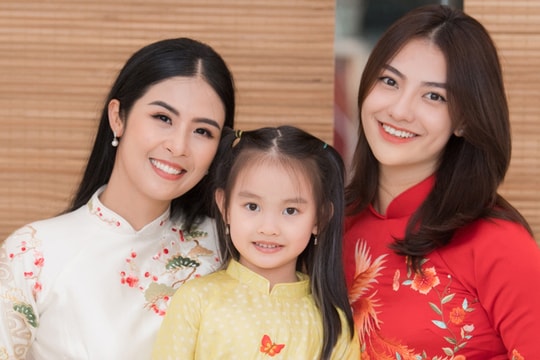 Dàn sao diện áo dài mới của Hoa hậu Ngọc Hân