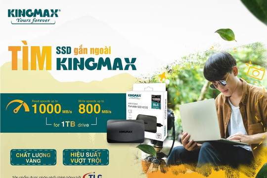 Ra mắt siêu phẩm SSD gắn ngoài Kingmax KE35