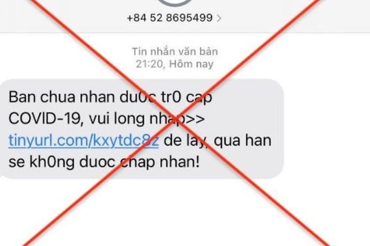 Cảnh báo người lao động khi nhận được các tin nhắn lừa đảo thông báo việc nhận trợ cấp Covid-19
