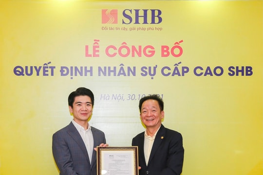 SHB bổ nhiệm ông Đỗ Quang Vinh làm Phó Tổng giám đốc 