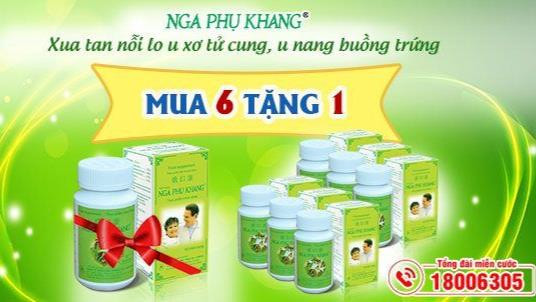 Cảnh giác trước quảng cáo viên nang Nga Phụ Khang chữa u xơ, u nang