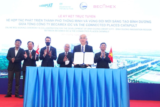 Hợp tác phát triển Thành phố thông minh và Vùng đổi mới sáng tạo Bình Dương