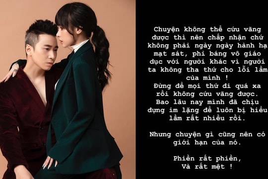 Bạn gái cũ xinh đẹp của Karik bức xúc vì đã im lặng chịu đựng bị mạt sát, phỉ báng đến mức không thể cứu vãn