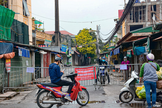Hà Nội: Phong tỏa ổ dịch hơn 20 ca F0 tại Lĩnh Nam