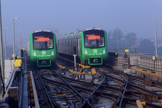 Giá vé đường sắt Cát Linh - Hà Đông được phê duyệt: 7.000 đồng/lượt