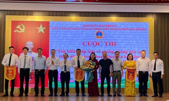 TAND TP. Hải Phòng tổ chức cuộc thi “Tìm hiểu pháp luật về phòng chống tiêu cực, tham nhũng”