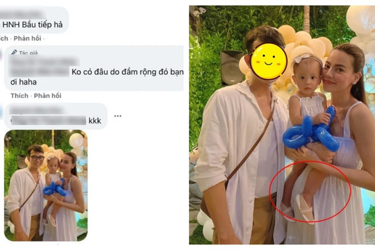 Hà Hồ vướng nghi vấn mang thai lần ba vì chi tiết này