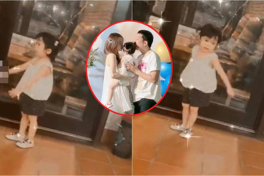Nhã Phương livestream vô tình để con gái lọt vào khung hình, ái nữ có khuôn mặt cực xinh xắn và đáng yêu
