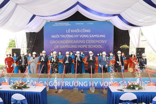 Lạng Sơn: Khởi công xây dựng dự án Ngôi trường hy vọng