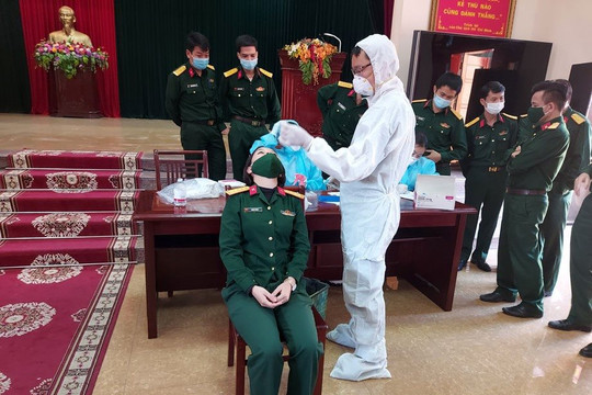 Thái Nguyên: Quân khu 1 triển khai quyết liệt nhiều biện pháp phòng, chống dịch Covid-19