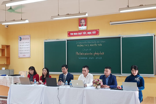 Trường THCS Nguyễn Trãi:  Điểm sáng trong công tác tuyên truyền, phổ biến, giáo dục pháp luật