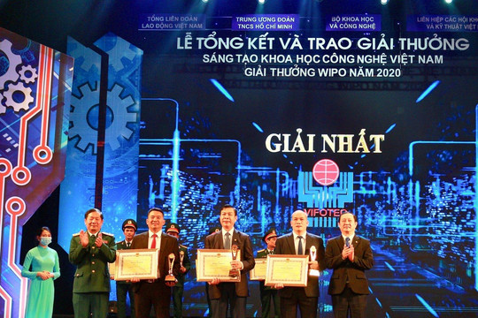 Gốm Đất Việt tự hào là đơn vị duy nhất đạt 2 giải Nhất và 1 giải Nhì trong Cuộc thi Sáng tạo Khoa học Công nghệ Việt Nam năm 2020
