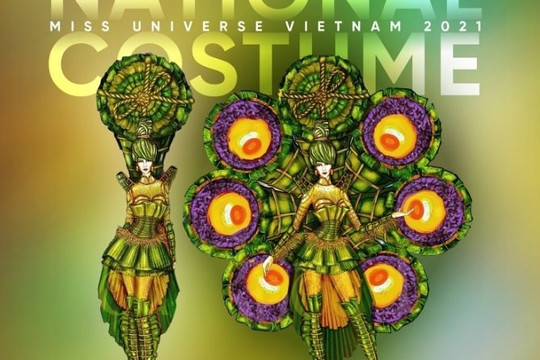 Kim Duyên sẽ mặc váy 'Bánh tét' tới Miss Universe 2021