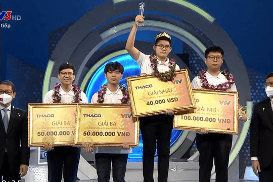 Nguyễn Hoàng Khánh giành vòng nguyệt quế Đường lên đỉnh Olympia năm thứ 21