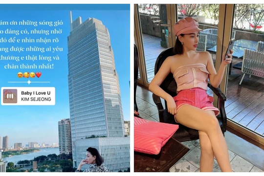 Sau khi mắng ai đó diễn kịch lấy lòng thương, Quỳnh Thư cảm ơn sóng gió đã qua để nhìn rõ người yêu mình thật lòng
