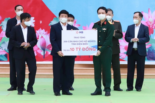 MB hỗ trợ kinh phí xây dựng 200 căn nhà cho người nghèo tại Điện Biên