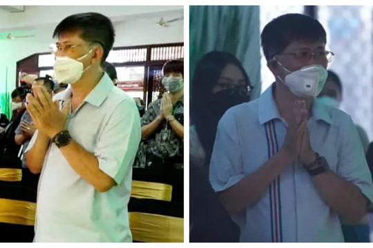 Phước Sang hiếm hoi xuất hiện với dáng vẻ u buồn giữa lúc vợ cũ Kim Thư bị chủ nợ cũ đe doạ và tạt mắm tôm