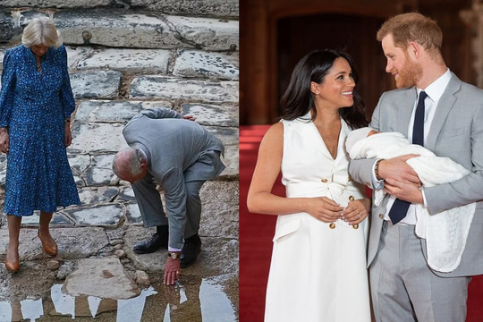 Thái tử Charles và bà Camilla mang nước thánh làm lễ rửa tội về Anh, liệu có phải để chuẩn bị cho con gái Meghan?