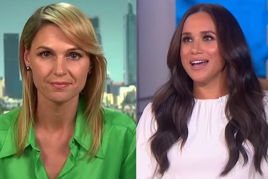 Lần đầu lên show lớn sau khi sinh con, Meghan đã bị MC Úc 'cà khịa' đầy thâm thúy