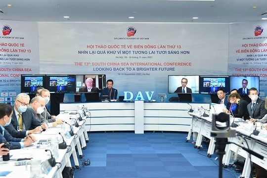 Cạnh tranh Mỹ-Trung, vấn đề Biển Đông, đại dịch Covid-19 làm nóng Hội thảo quốc tế về Biển Đông