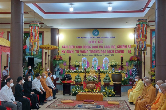Bình Dương: Tưởng niệm người mất vì Covid-19 trang trọng, ấm cúng